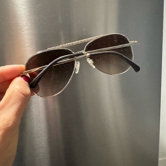 ✨Chanel Gold Tone Brown Gradient 4231 Aviator Sunglasses - Picture 12 of 17